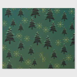 Papper för omslagning av julgran presentpapper
