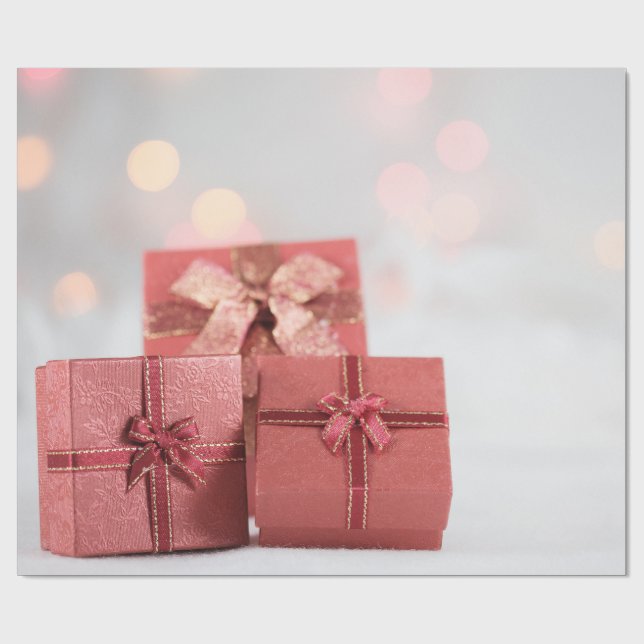 papper för omslagning av julklapp presentpapper (Platt)