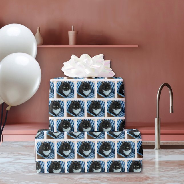 Papper för omslagning av katt Mamma Presentpapper (Skapare uppladdad)