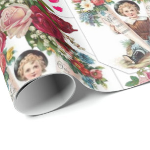 Papper för omslagning av mors dag presentpapper