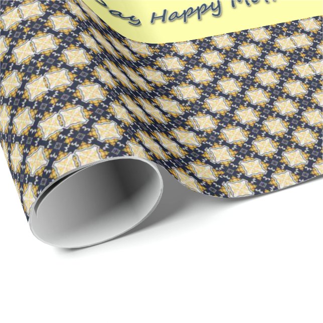 Papper för omslagning av mors dag presentpapper (Rullad Hörn)