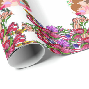 Papper för omslagning av mors dag presentpapper