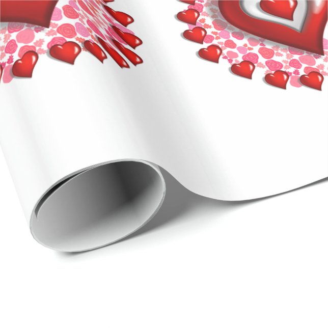Papper för omslagning av mors dag presentpapper (Rullad Hörn)