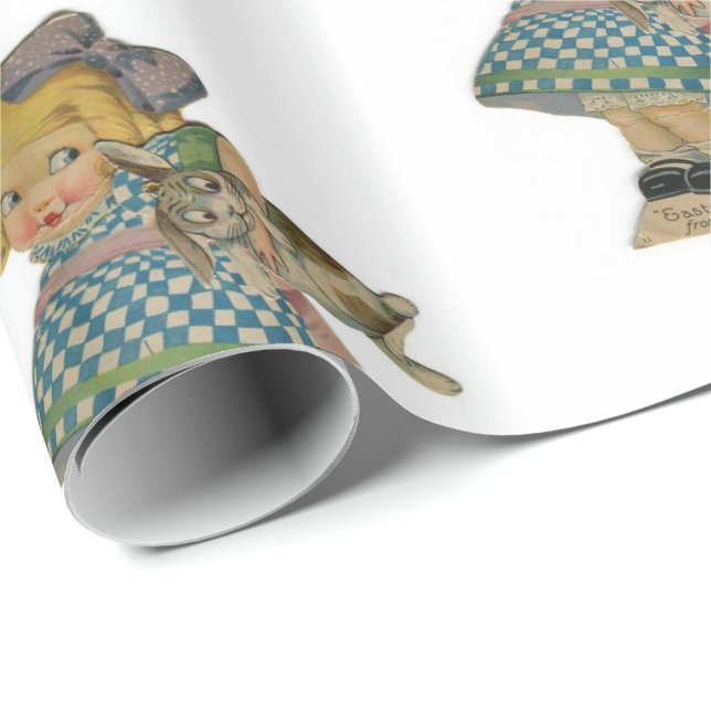 Papper för omslagning av påsk presentpapper (Rullad Hörn)