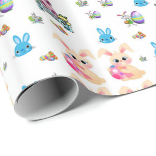 Papper för omslagning av påsk presentpapper