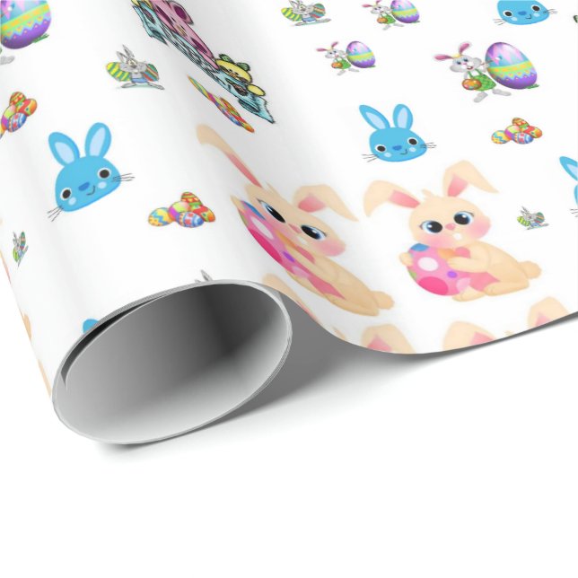 Papper för omslagning av påsk presentpapper (Rullad Hörn)