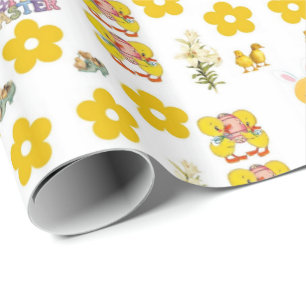 Papper för omslagning av påsk presentpapper