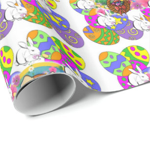 Papper för omslagning av påsk presentpapper