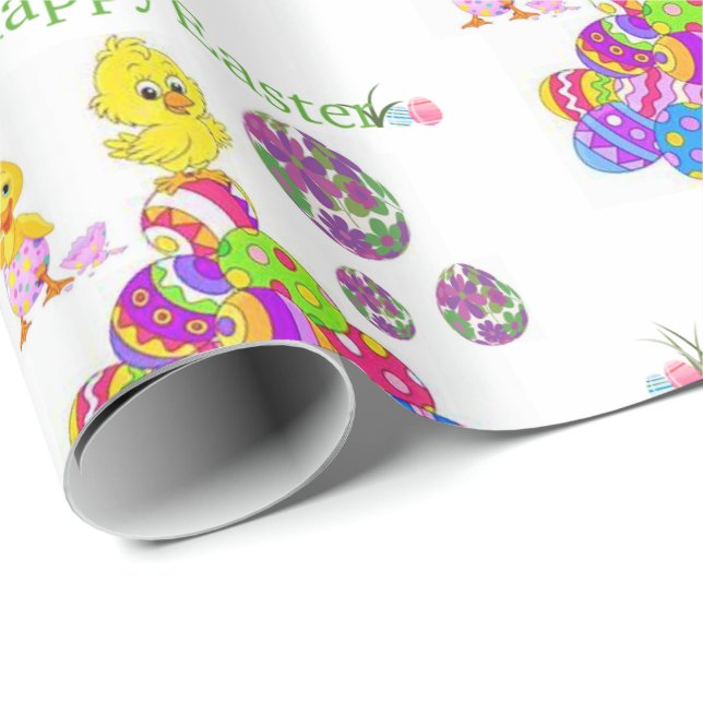 Papper för omslagning av påsk presentpapper (Rullad Hörn)
