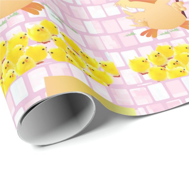 Papper för omslagning av påsk presentpapper (Rullad Hörn)