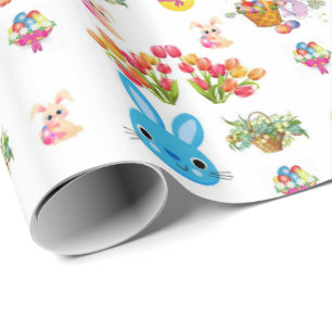 Papper för omslagning av påsk presentpapper