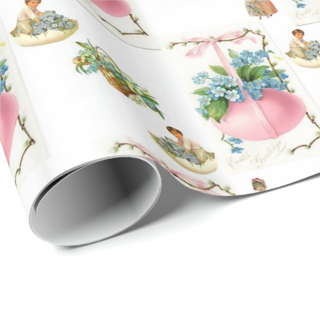 Papper för omslagning av påsk presentpapper (Rullad Hörn)