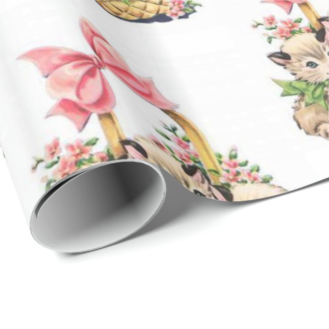 Papper för omslagning av påsk presentpapper (Rullad Hörn)