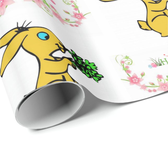Papper för omslagning av påsk presentpapper (Rullad Hörn)