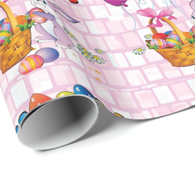 Papper för omslagning av påsk presentpapper (Rullad Hörn)