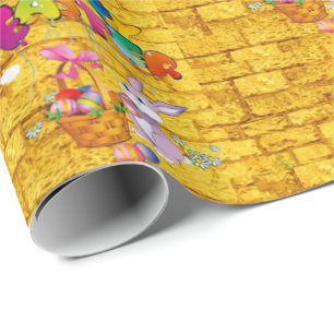 Papper för omslagning av påsk presentpapper