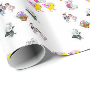 Papper för omslagning av påsk presentpapper