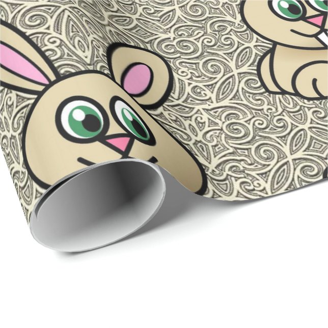 Papper för omslagning av påsk presentpapper (Rullad Hörn)