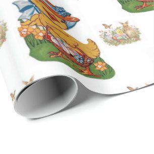 Papper för omslagning av påsk presentpapper