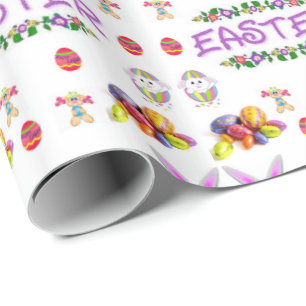 Papper för omslagning av påsk presentpapper