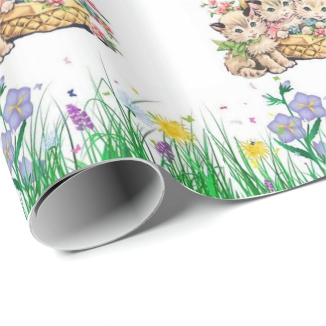 Papper för omslagning av påsk presentpapper (Rullad Hörn)