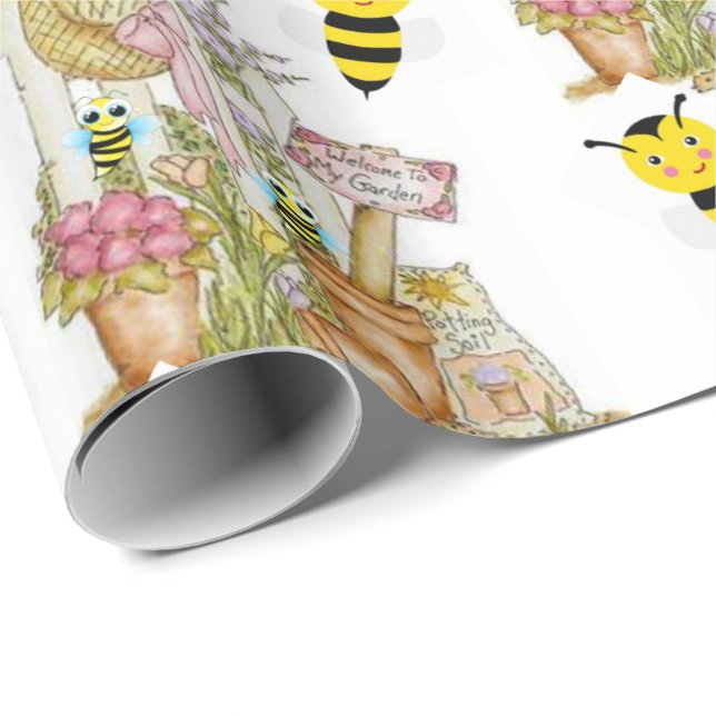 Papper för omslagning av påsk presentpapper (Rullad Hörn)