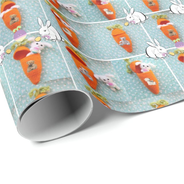 Papper för omslagning av påsk presentpapper (Rullad Hörn)