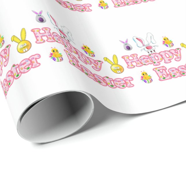 Papper för omslagning av påsk presentpapper (Rullad Hörn)