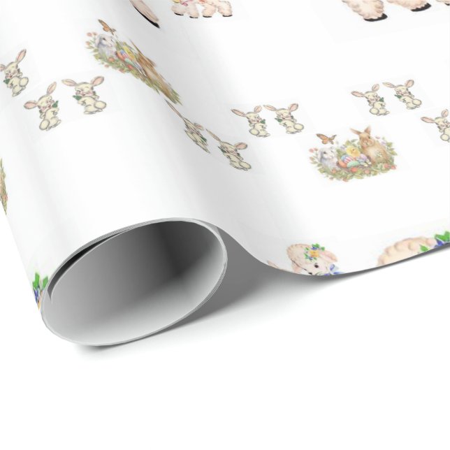 Papper för omslagning av påsk presentpapper (Rullad Hörn)
