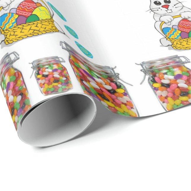Papper för omslagning av påsk presentpapper (Rullad Hörn)
