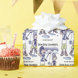 Papper för omslagning av påsklov presentpapper