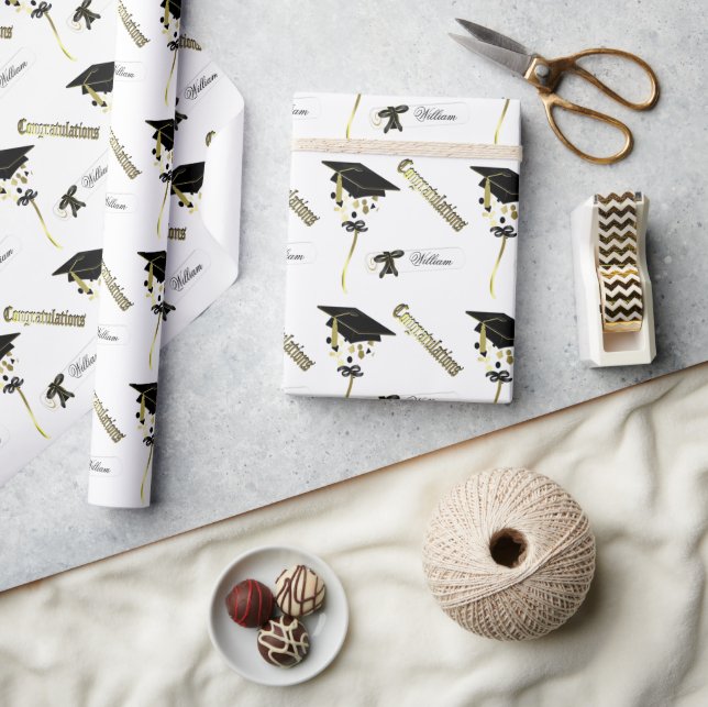 Papper för omslagning av personlig Studenten Presentpapper (Hantverk)