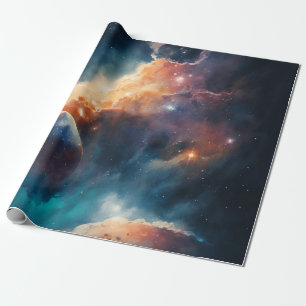 Papper för omslagning av rymden presentpapper
