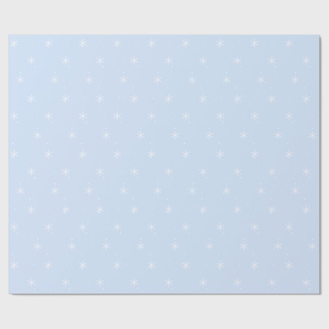 Papper för omslagning av snöflingor presentpapper (Platt)