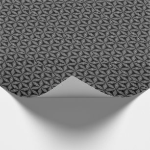Papper för omslagning av svart Mörk, geometri, ned Presentpapper