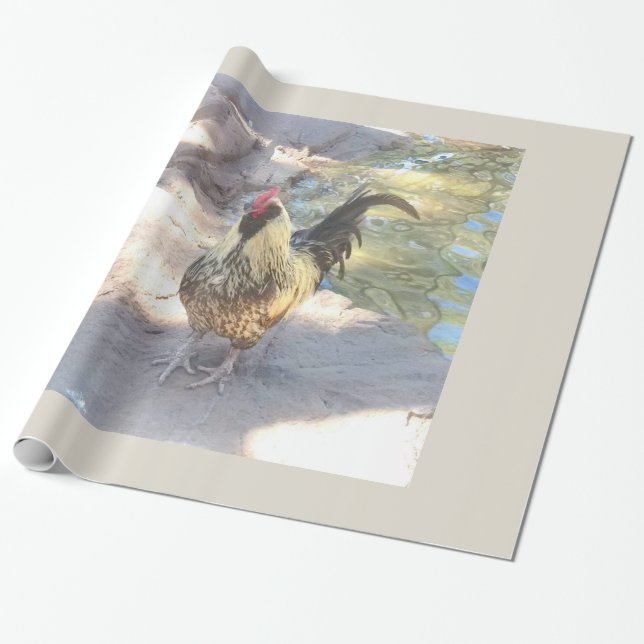 Papper för omslagning av tupp presentpapper (Utrullad)