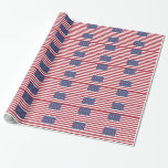 Papper för omslagning av USA flagga Presentpapper<br><div class="desc">Papper för omslagning av USA flagga</div>