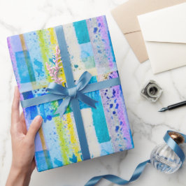 Papper för omslagning av vattenfärg presentpapper