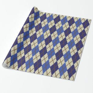 Papper för påfyllning av blåbär och kong Argyle Presentpapper