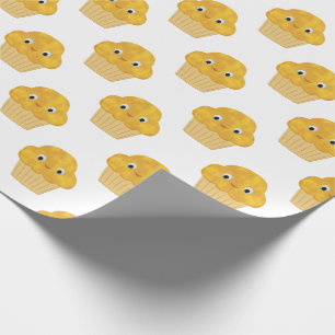 Papper för påfyllning av Maj muffin på vit Tecknad Presentpapper