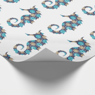 Papper för påfyllning av sjöhäst presentpapper