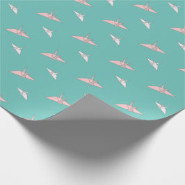 Papper för Papper kapning av Origami Light Teal Wr Presentpapper