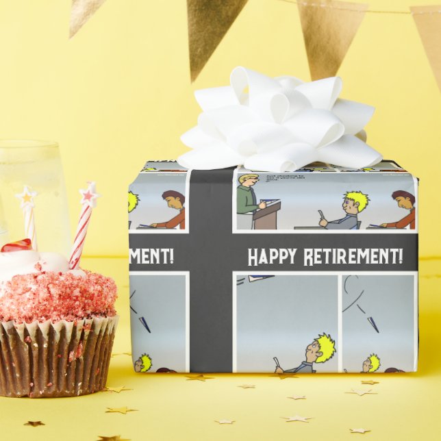 Papper för papper utrullning av flygplan presentpapper (Födelsedagsfest)