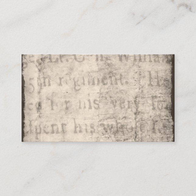 Papper för Parchment för text för grått för Visitkort (Framsida)