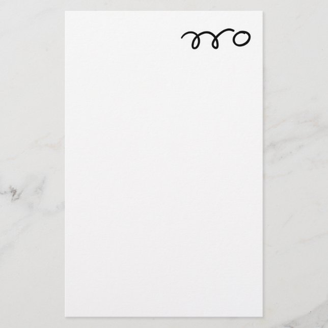 Papper för PingPong brevpapper för handstil märker (Framsida)