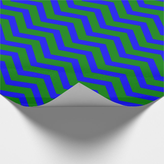 Papper för primär Färg-CHEVRON 13-Giftomformning Presentpapper (Hörn)