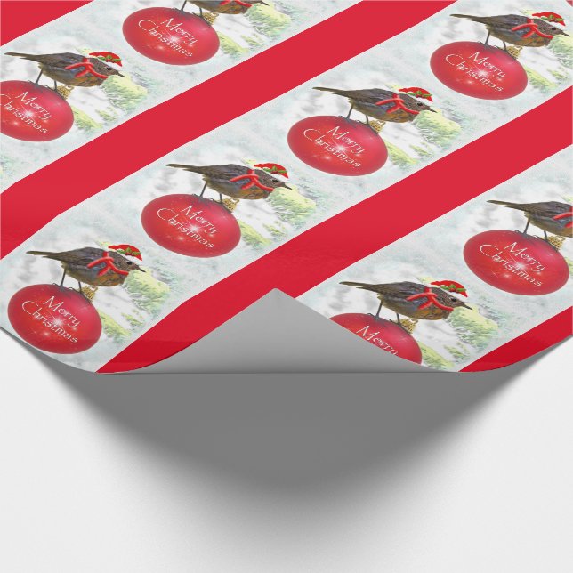 Papper för prydnadsRobin Wrapping Presentpapper (Hörn)