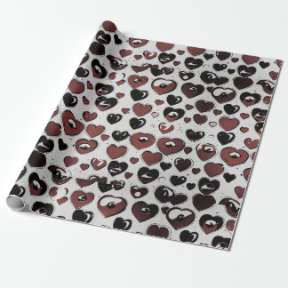 Papper för radbrytning av hjärna. presentpapper