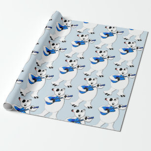 Papper för radbrytning av Polar Presentpapper
