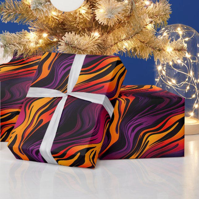 Papper för radbyte av coola presentpapper (Helgdagar)